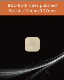 BGO Scintillator, BGO Scintillation Crystal, Bismuth Germanate Scintillation Crystal, dia.12x0.17mm